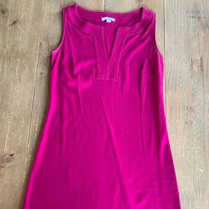 New York & Company Sleeveless Shift Dress-Pink-XS